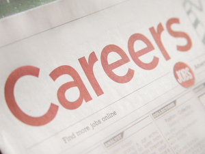 Careers newspaper page