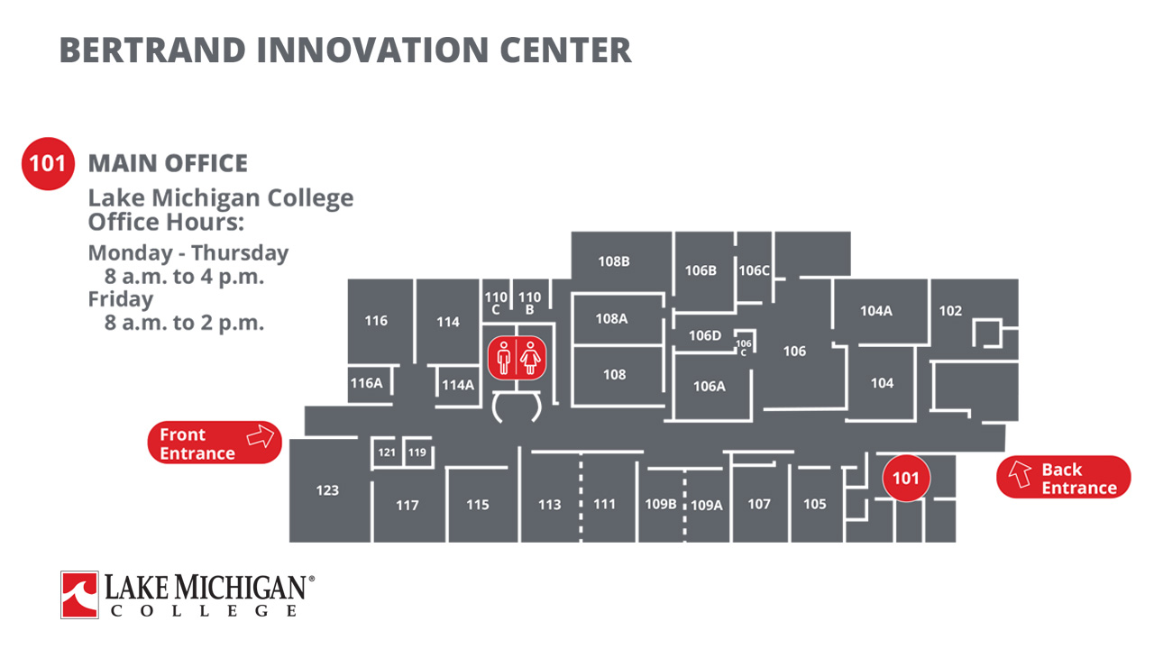 Bertrand Innovation Center map