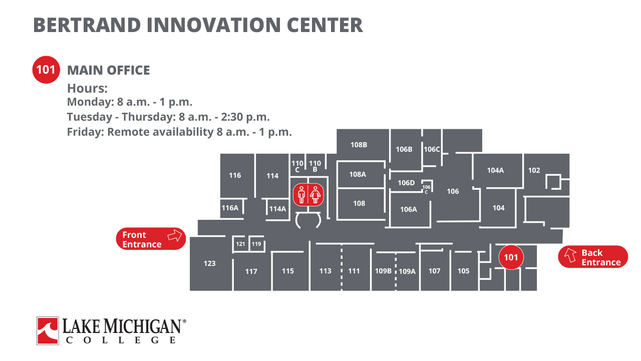 Bertrand Innovation Center map