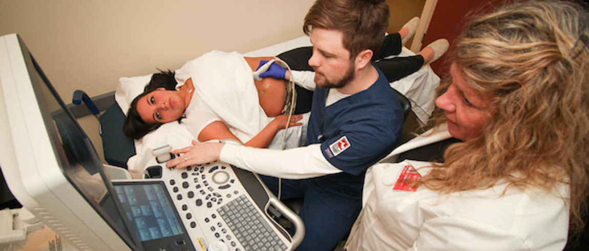 Practicing ultrasound in the lab