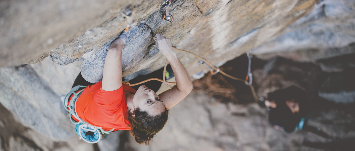 Rock climber Maureen Beck