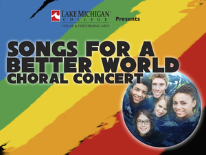 Songs for a Better World rainbow graphic