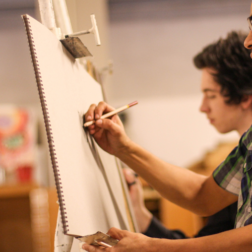 Students in an Art Class